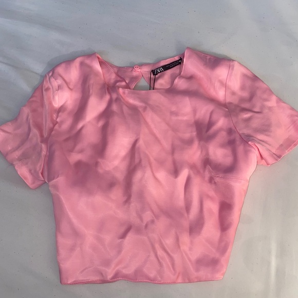 Zara satin crop top - Picture 2 of 3